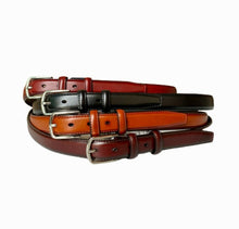 Cargar imagen en el visor de la galería, Cinturon Hombre mujer Cuero Negro Jeans Reversible Piel clasico inspirado en EA