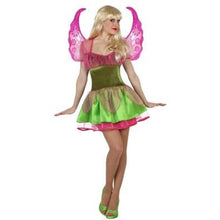 Cargar imagen en el visor de la galería, Disfraz Hada Rojo Rosa Azul Amarillo Mujer Adulto para Carnaval Fiesta Teatro