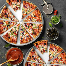 Cargar imagen en el visor de la galería, Bandeja para Hornear de acero inoxidable, alimentos, frutas para Hornear Pizza para Horno