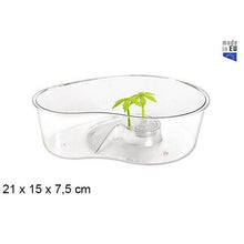 Cargar imagen en el visor de la galería, Tortuguera con Isla + 6 Bloques de Calcio Casa para Tortugas 21 x 15 x 7.5 cm