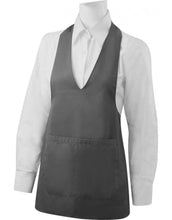 Cargar imagen en el visor de la galería, Delantal largo con peto de cocina professional 66 x 75 cm cocinero talla unica