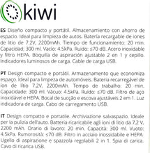 Cargar imagen en el visor de la galería, Aspiradora de Mano Recargable Succion Potente Cepillo Doble Filtro Coche Casa