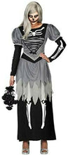 Cargar imagen en el visor de la galería, Disfraz Novia Esqueleto Adulto Mujer Para Fiesta Halloween Carnaval Teatro