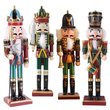 Cargar imagen en el visor de la galería, Cascanueces De Navidad De Madera Color 30cm Figura Decorativa