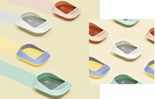 Cargar imagen en el visor de la galería, Bandeja Sanitaria Plástica Gatos con Pala Aseo Arenero Abierto para Mascotas