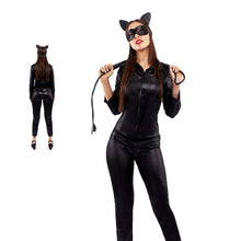 Cargar imagen en el visor de la galería, Disfraz Heroe Comic Cat Girl Adulto Mujer Gata para Halloween Carnaval Fiesta Teatro
