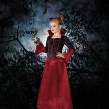 Cargar imagen en el visor de la galería, Disfraz Vampiresa Gran Duquesa Medieval Infantil Niña Para Halloween y Carnaval