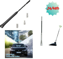 Cargar imagen en el visor de la galería, Antena coche auto automovil UNIVERSAL AM FM PLATA MOTO XXL SILVER