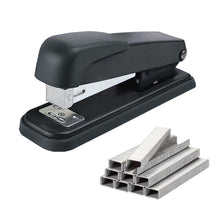 Cargar imagen en el visor de la galería, Grapadora resistente capacidad de 25 hojas papeleria escolar 640 grapas 80 g