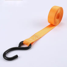 Cargar imagen en el visor de la galería, Cinta con tensor de carga hebilla de plástico trinquete 25 mm x 5 m correa freno