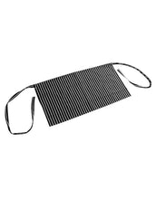 Cargar imagen en el visor de la galería, Delantal corto de cocina professional 40 x 70 cm cocinero talla unica negro y blanco