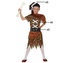 Cargar imagen en el visor de la galería, Disfraz Cavernicola Niña Infantil para Carnaval Fiesta Teatro