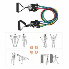 Cargar imagen en el visor de la galería, Banda Elástica de Resistencia Juego de 5 Cintas Elásticas Set Cintas fitness