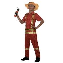 Cargar imagen en el visor de la galería, Disfraz Bombero Niño Infantil para Carnaval Fiesta Teatro