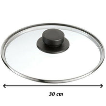 Cargar imagen en el visor de la galería, Tapadera de Vidrio Tapa para Olla Inoxidable Cocina Cacerola Sarten Cristal