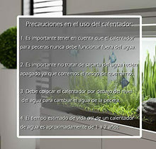 Cargar imagen en el visor de la galería, Calentador Sumergible para Pecera Acuario 50W-22.3cm Tubo de Cuarzo con Ventosas
