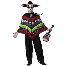 Cargar imagen en el visor de la galería, Disfraz Mariachi Animado Esqueleto Mexicano de Muerte Hombre Adulto Halloween