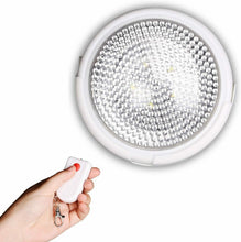 Cargar imagen en el visor de la galería, Plafón led con mando a distancia, 12x5cm, bombilla led con mando, lámpara de par
