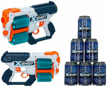 Cargar imagen en el visor de la galería, Juguete Set 2 pistolas con botes XCESS X-Shot (46272)
