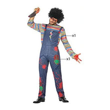 Cargar imagen en el visor de la galería, Disfraz Muñeco Asesino Sangriento Hombre Adulto Para Hallowen Carnaval Fiesta Teatro, Disfraz de Hallowen Carnava