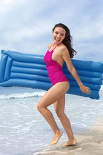 Cargar imagen en el visor de la galería, Pack de 2 colchonetas hinchables 183 x 69 cm Hamaca Flotante, colchón, Tumbona