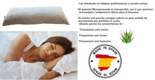 Cargar imagen en el visor de la galería, Almohada viscoelástica termorregulable y Adaptable en Tejido Aloe Vera