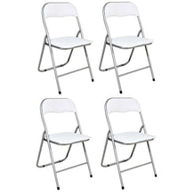 Cargar imagen en el visor de la galería, SILLA PLEGABLE ACOLCHADA COLOR BLANCO