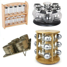 Cargar imagen en el visor de la galería, Especiero Soporte Tarros Hierbas Especias de almacenamiento varios modelos