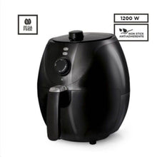 Cargar imagen en el visor de la galería, Freidora de Aire Sin Aceite Negra Capacidad 3.2 L Depósito Antiadherente 1200 w ideal para cocinar sin aceite