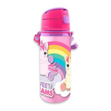 Cargar imagen en el visor de la galería, Botella cantimplora aluminio infantil 600 ml escolar niños peppa pig mickey
