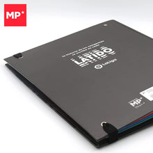 Cargar imagen en el visor de la galería, Carpeta Clasificadora La Liga, Carpeta Portafolios con Goma Elástica, Uso Escolar para Estudiantes, Cartón Resistente, Sobre Portadocumentos DIN A4, Logo La Liga, Color Negro