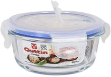 Cargar imagen en el visor de la galería, Fiambrera de cristal Redonda con Tapa Hermética con válvula para Microondas