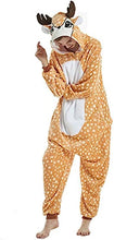 Cargar imagen en el visor de la galería, Disfraz Pijama Ciervo Adulto Unisex Para Carnaval Fiestas
