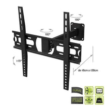 Cargar imagen en el visor de la galería, Soporte para monitores y televisor de pared TV LCD LED monitor 32" A 55" Máx Vesa 400X400mm
