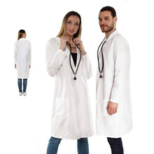 Cargar imagen en el visor de la galería, Disfraz Médico Doctor Científico Bata Blanca Unisex Mujer Hombre Adulto Para Fiesta De Carnaval Halloween