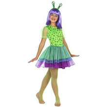 Cargar imagen en el visor de la galería, Disfraz Alien Universo Niña Infantil Verde para Carnaval Fiesta Teatro