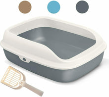 Cargar imagen en el visor de la galería, Bandeja Higiénic, Sanitaria Plástica con Pala ,Aseo, Arenero Abierto para Gatos