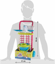 Cargar imagen en el visor de la galería, Carrito limpieza, 55 cm My Home Colors (Cubo azul)
