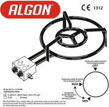 Cargar imagen en el visor de la galería, Quemador paellero a gas butano/propano acero