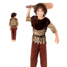 Cargar imagen en el visor de la galería, Disfraz Cavernicola Niño Infantil para Carnaval Fiesta Teatro