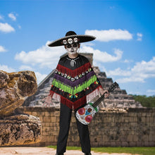 Cargar imagen en el visor de la galería, Disfraz Esqueleto Mexicano Muerte Mexicana Musical Niño Infantil Halloween