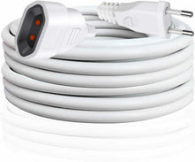 Cargar imagen en el visor de la galería, Cable alargador de enchufe plano electrico Extensible con PROTECCIÓN 2,3,4 m