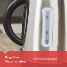 Cargar imagen en el visor de la galería, Hervidaor eléctrico 2200 W 1,7 L inalámbrico iluminación LED acero inox