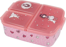 Cargar imagen en el visor de la galería, Sandwichera múltiple con 3 compartimentos plástico para almuerzo fiambrera desayuno infantil colegio