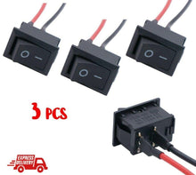 Cargar imagen en el visor de la galería, 2 interruptores basculante para barco coche con cable 2 pines AC 6A/250V