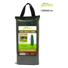 Cargar imagen en el visor de la galería, FUNDA SOMBRILLA JARDÍN 200X60CM VERDE CONSERVAR GIRATORIA Aire Secadora Cubierta