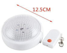 Cargar imagen en el visor de la galería, Plafón led con mando a distancia, 12x5cm, bombilla led con mando, lámpara de par