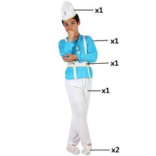 Cargar imagen en el visor de la galería, Disfraz Duende Azul Niño Infantil para Carnaval Fiesta Teatro Cumpleaños