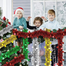 Cargar imagen en el visor de la galería, Guirnalda de Navidad simple Decoración Árbol Artificial Chimeneas Escaleras 2 M