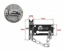 Cargar imagen en el visor de la galería, Cadena Puerta Pestillo Cerradura Cadena Antirrobo Resistente pernos Deslizantes